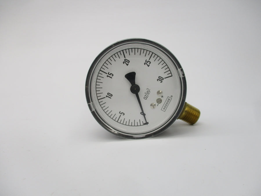 NOSHOK 25-200-30-OZ/IN2 0-30 1/4" NSMP