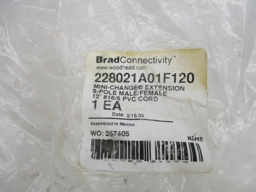 DANIEL WOODHEAD 228021A01F120 600V 7A 12' NSNP