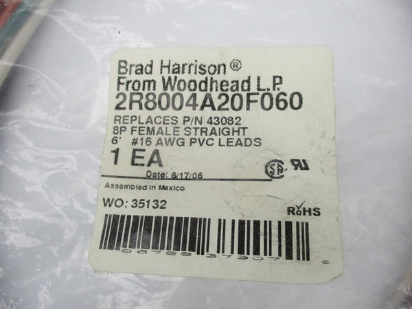 DANIEL WOODHEAD 2R8004A20F060 6' NSMP