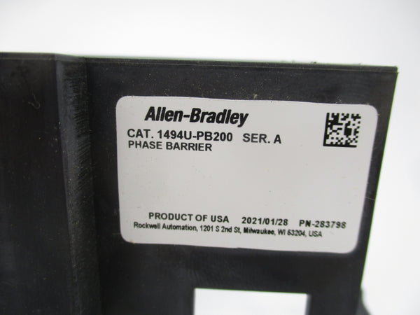ALLEN BRADLEY 1494U-PB200 SER. A 600V 200A NSNP