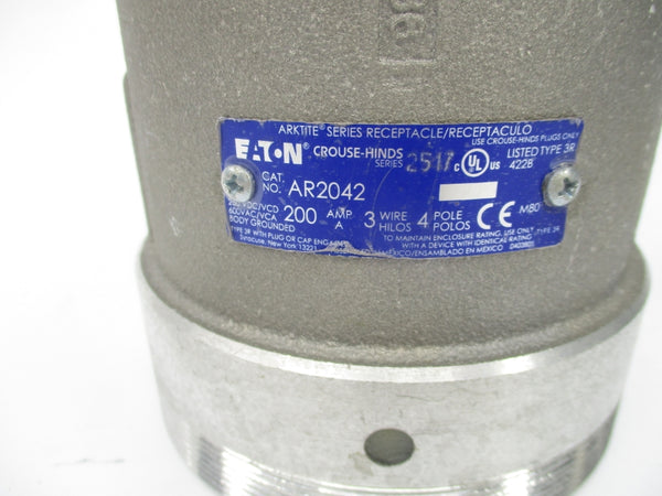 CROUSE HINDS AR2042 600VAC 200A (AS PICTURED) NSNP