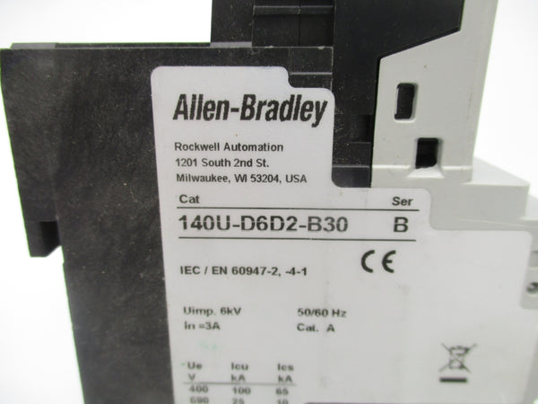 ALLEN BRADLEY 140U-D6D2-B30 SER. B 600V NSNP