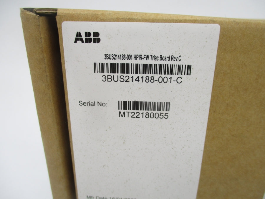 ABB 3BUS214188-001 REV. C NSFS