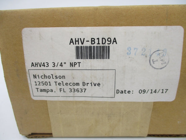 NICHOLSON AHV43 AHV-B159A 3/4" NSFS