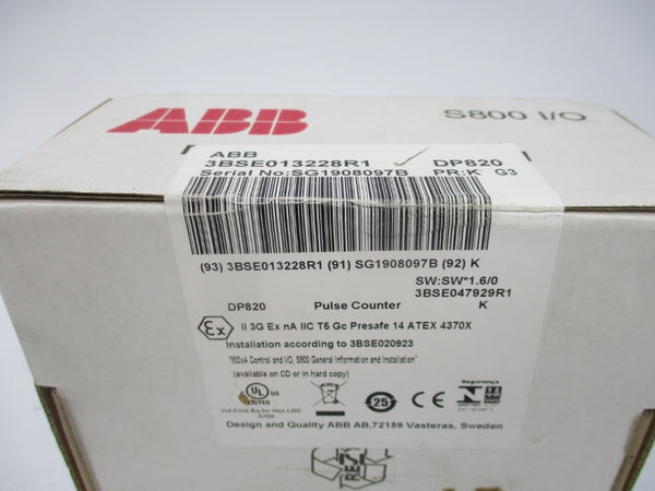 ABB 3BSE013228R1 DP820 NSFS