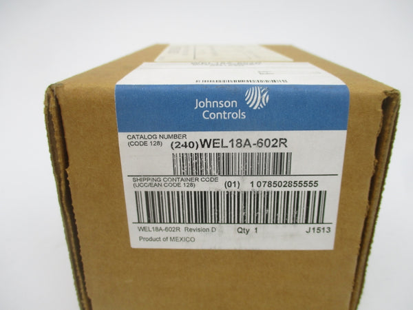 JOHNSON CONTROLS WEL18A-602R REV D NSMP