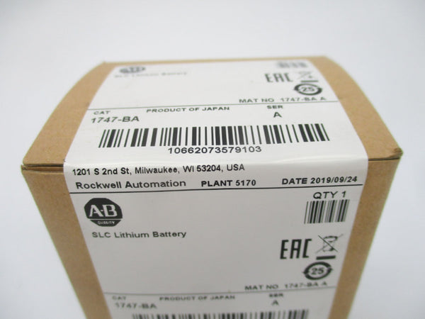 ALLEN BRADLEY 1747-BA SER. A DATE: 2019 (BR/WH) NSFS