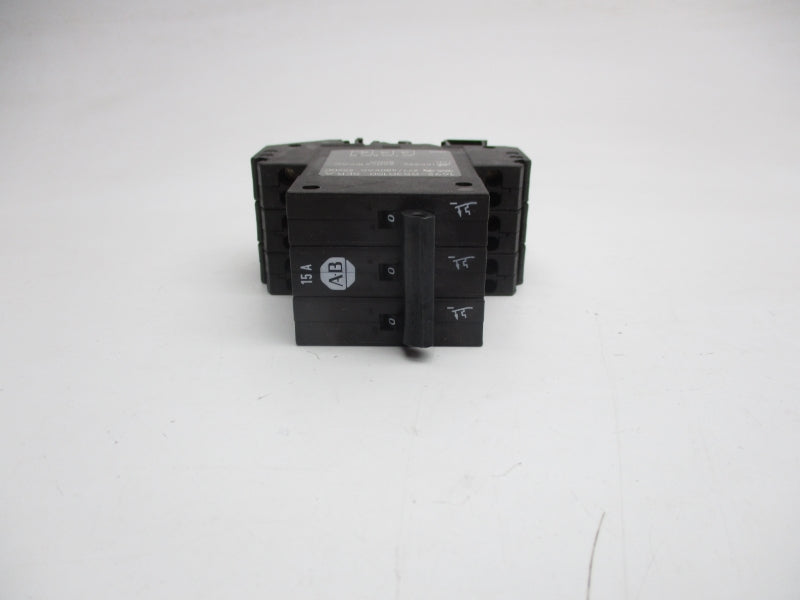 ALLEN BRADLEY 1492-GS3G150 SER. A 277/480VAC 15.0A NSMP