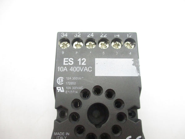 RELAY SOCKET ES12 300VAC 10A NSNP