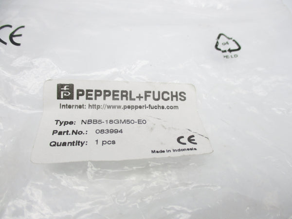 PEPPERL+FUCHS NBB5-18GM50-E0 083994 10-30VDC NSMP