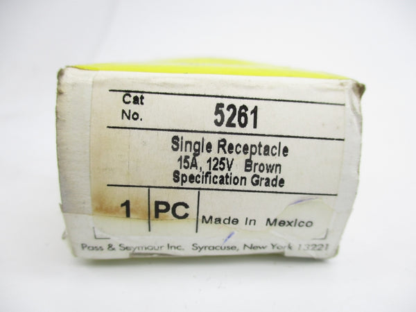 PASS & SEYMOUR 5261 125V 15A NSMP