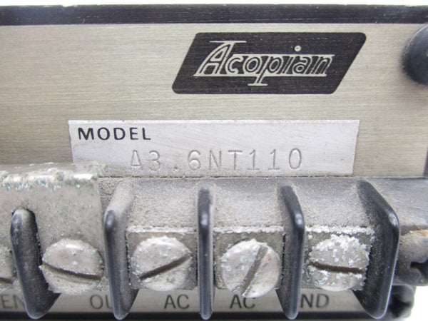 ACOPIAN A3.6NT110 UNMP