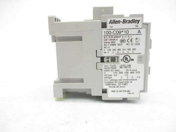 ALLEN BRADLEY 100-C09D10 SER. A 110/120V 32A (BR/WH) NSMP