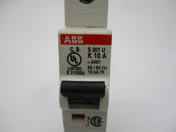 ABB S201UK10A 240V 10A (AS PICTURED) NSNP