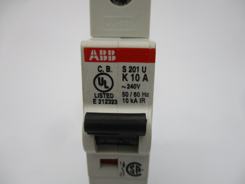 ABB S201UK10A 240V 10A (AS PICTURED) NSNP