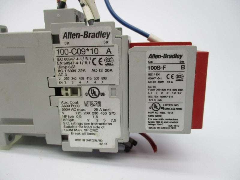 ALLEN BRADLEY 100S-C09D14BC SER. A 110/120V UNMP
