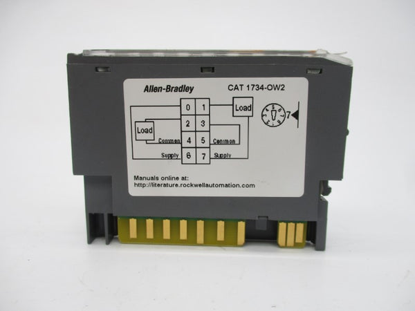 ALLEN BRADLEY 1734-OW2 SER. C F/W 3.022 250VAC 2A UNMP