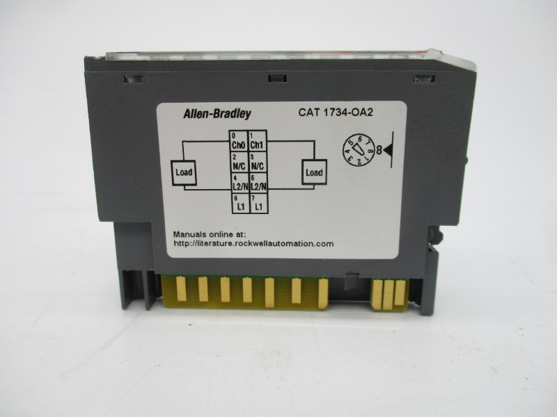 ALLEN BRADLEY 1734-OA2 SER. C F/W 3.022 120/220VAC 1.5A UNMP