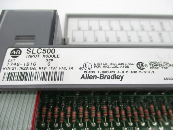 ALLEN BRADLEY 1746-IB16 SER. C 10VDC (NO TERMINAL) UNMP