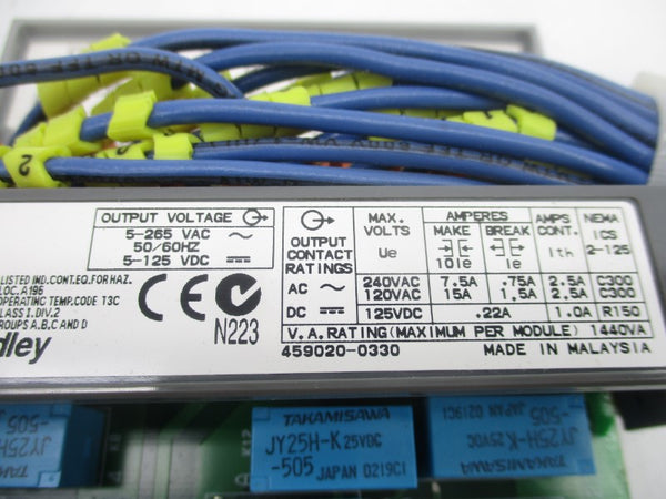 ALLEN BRADLEY 1746-OW16 SER. C 120-240VAC 15-7.5A UNMP