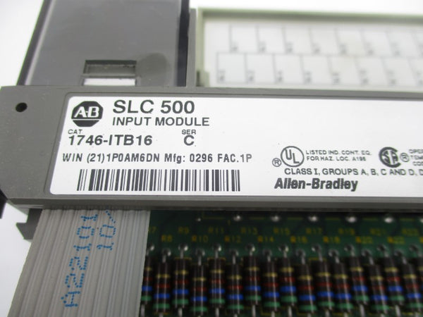 ALLEN BRADLEY 1746-ITB16 SER. C 10-30VDC (NO TERMINAL) UNMP