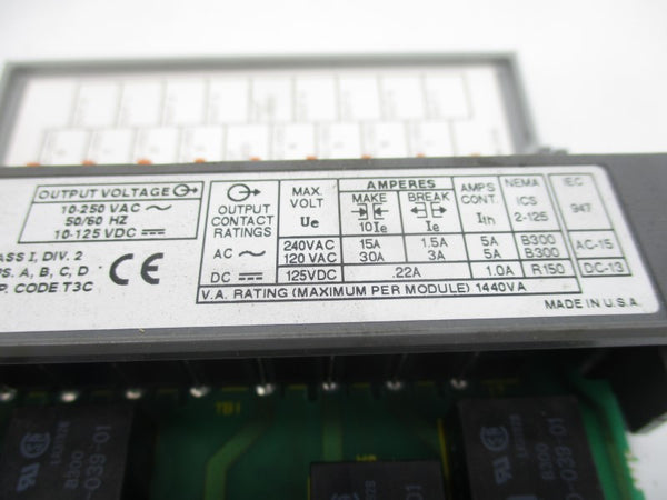 ALLEN BRADLEY 1746-OX8 SER. A 10-250VAC NSMP