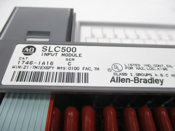 ALLEN BRADLEY 1746-IA16 SER. C 85-132VAC NSMP