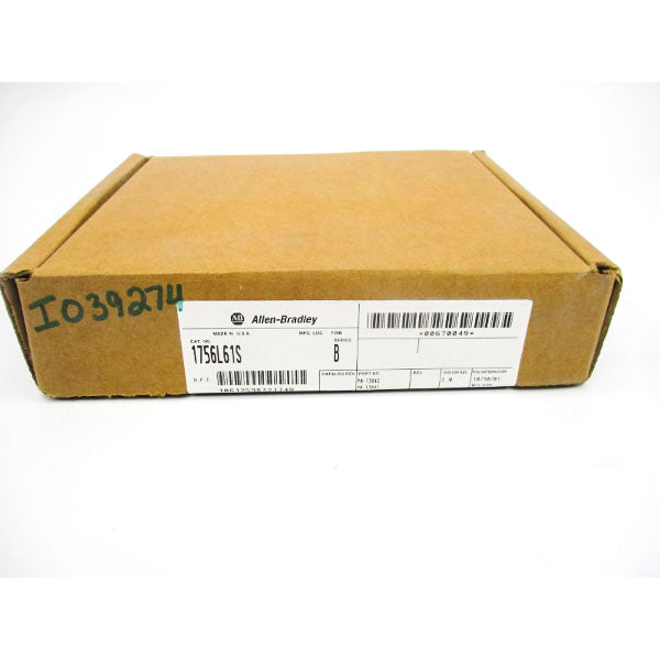 ALLEN BRADLEY 1756-L61S SER. B F/W 1.9 DATE: 2007 NSFS