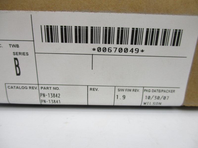 ALLEN BRADLEY 1756-L61S SER. B F/W 1.9 DATE: 2007 NSFS