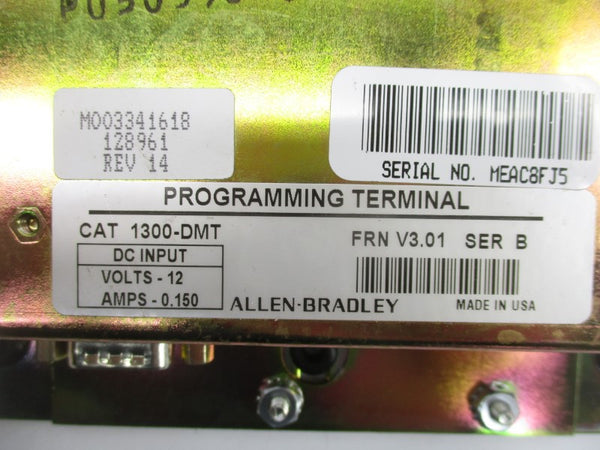ALLEN BRADLEY 1300-DMT SER. B F/W 3.01 12VDC 0.15A REV. 14 NSMP