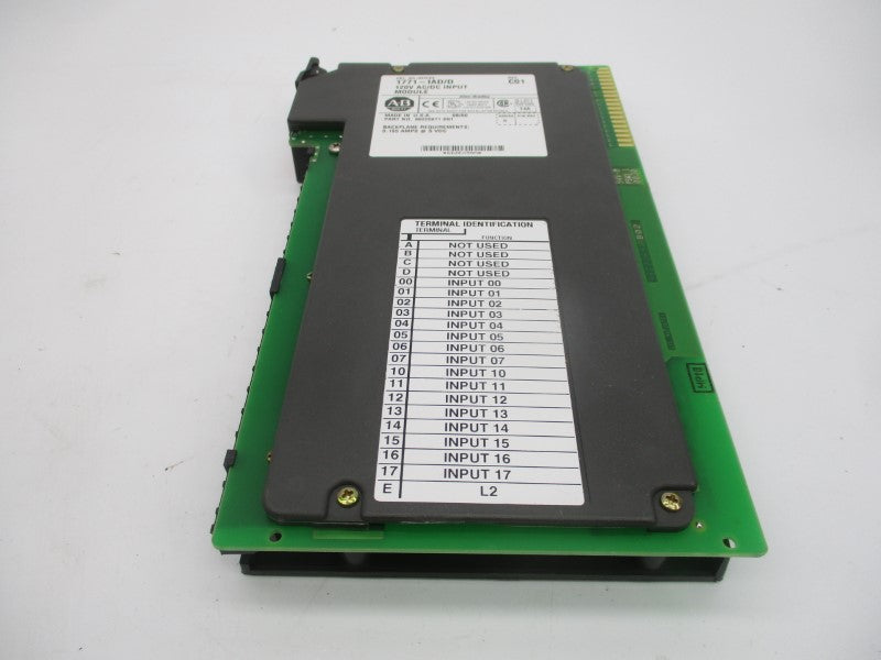 ALLEN BRADLEY 1771-IAD SER. D 120VAC/DC REV. C01 NSMP