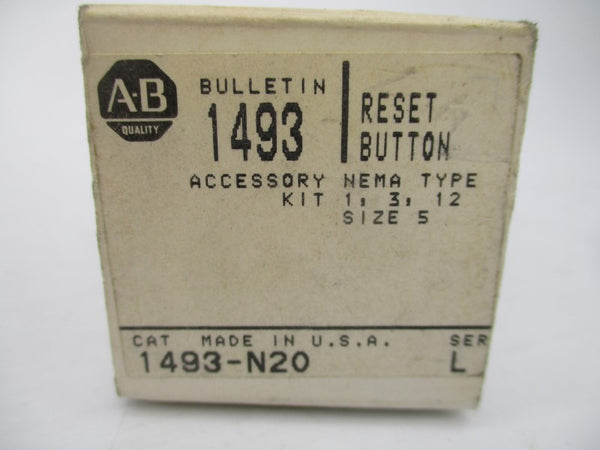 ALLEN BRADLEY 1493-N20 SER. L (AS PICTURED) (GY/BL) NSMP