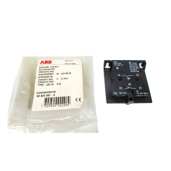 ABB CAL16-11A SK829003-A 600VAC 10A NSMP