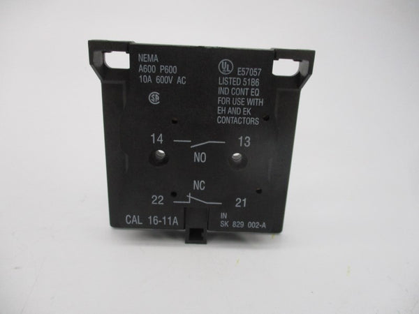 ABB CAL16-11A SK829003-A 600VAC 10A NSMP