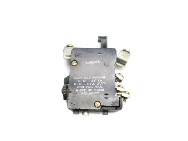 RELAY 124D078 600VAC UNMP