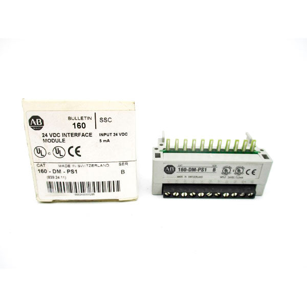 ALLEN BRADLEY 160-DM-PS1 SER. B 24VDC (WH) NSMP