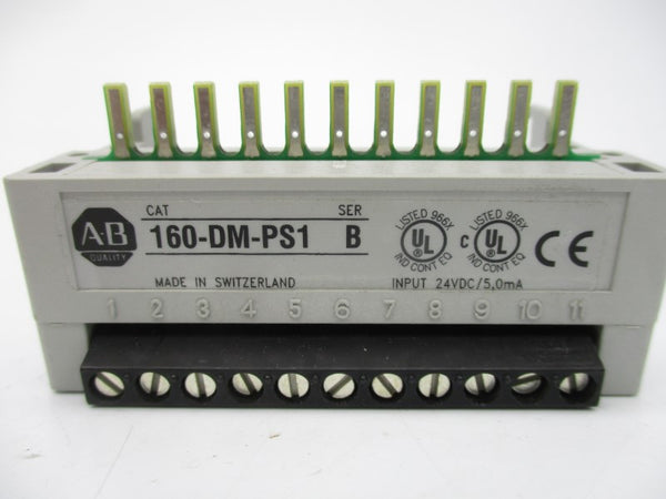 ALLEN BRADLEY 160-DM-PS1 SER. B 24VDC (WH) NSMP