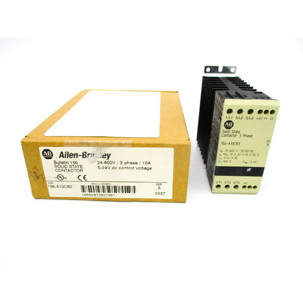 ALLEN BRADLEY 156-A10CB3 SER. A 5-24VDC 10A (BR/WH) NSMP