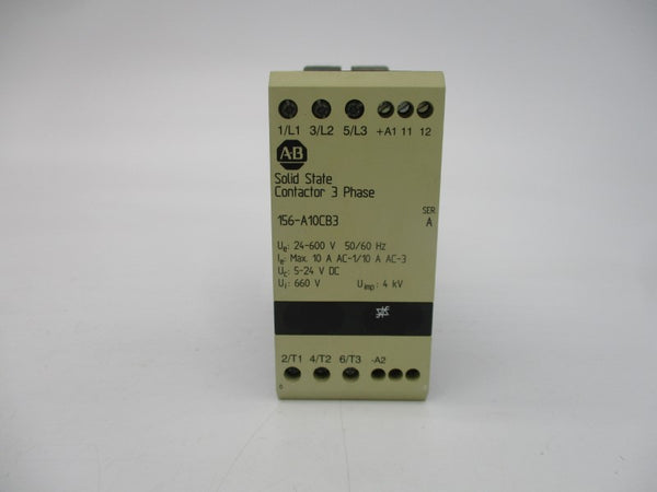 ALLEN BRADLEY 156-A10CB3 SER. A 5-24VDC 10A (BR/WH) NSMP