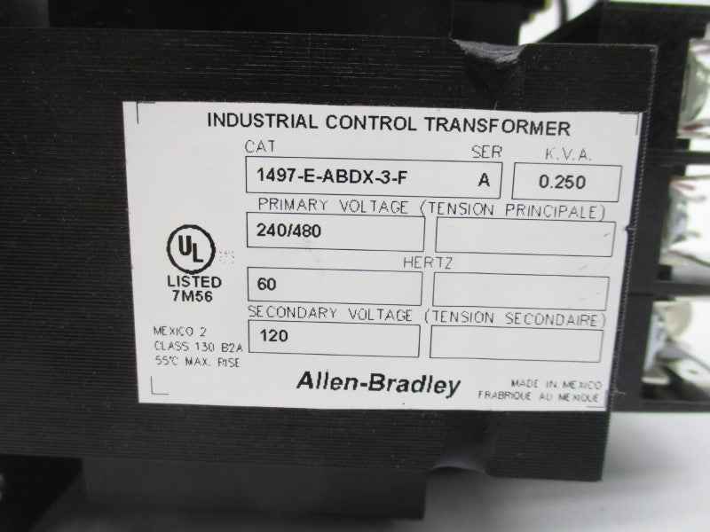 ALLEN BRADLEY 1497-E-ABDX-3-F SER. A 240/480V NSNP