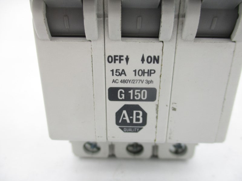ALLEN BRADLEY 1492-CB3G150 SER. C 480VAC 15A NSNP