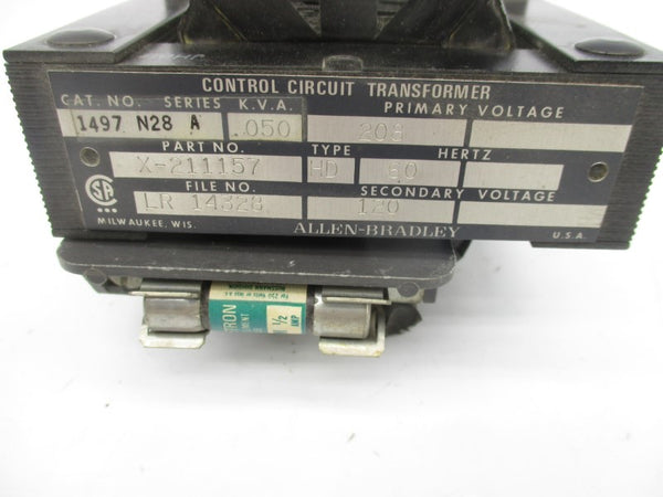 ALLEN BRADLEY 1497-N28 SER. A 208V NSNP