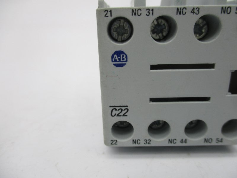 ALLEN BRADLEY 100-FC22 SER. B 600VAC 10A UNMP