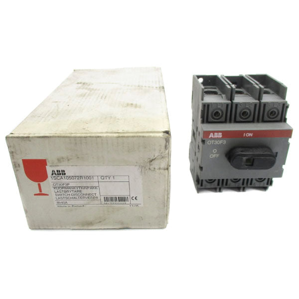 ABB 1SCA105072R1001 OT30F3P 600VAC 30A NSMP