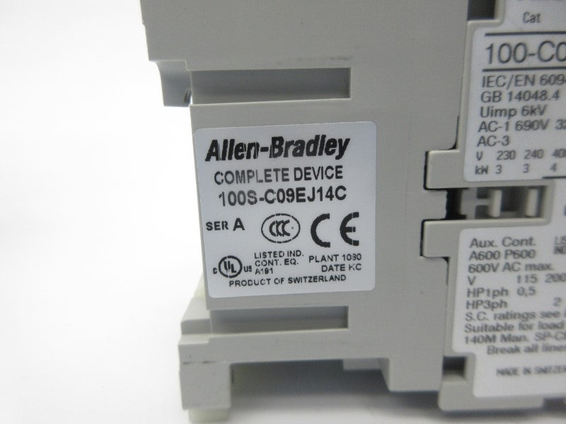 ALLEN BRADLEY 100S-C09EJ14C SER. A 24VDC 32A NSNP