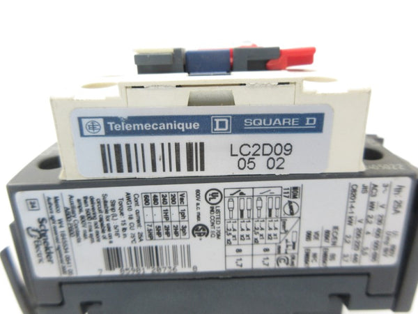 TELEMECANIQUE LC2D09B7 24V NSNP