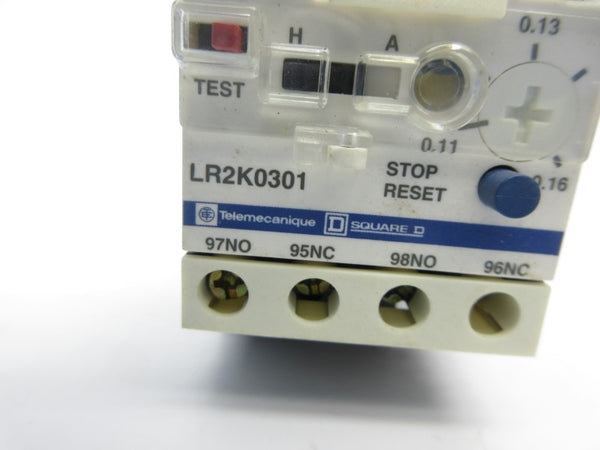 TELEMECANIQUE LR2K0301 .11-.16A NSNP