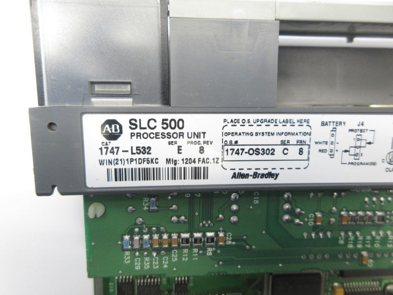 ALLEN BRADLEY 1747-L532 SER. E F/W 8 24VDC (NO KEY) NSNP