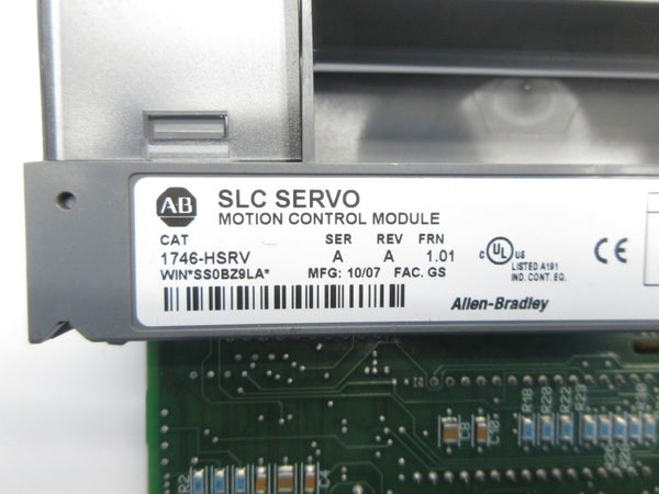 ALLEN BRADLEY 1746-HSRV SER. A F/W 1.01 24VDC .104A REV. A NSNP