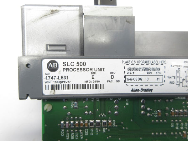 ALLEN BRADLEY 1747-L531 SER. E F/W 11 24VDC (NO DOOR) UNMP